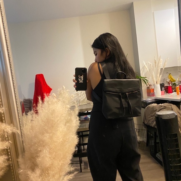 Black mini backpack - Picture 7 of 7